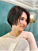 ●杉浦オリーブグレー/ショート/レイヤー/髪質改善/縮毛矯正25