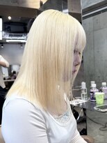 サンク 原宿 表参道(cinq)&nbsp;ミルクティーベージュヘーゼルベージュヘーゼルグレージュボブ