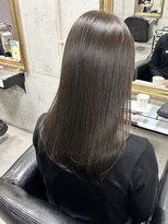 ルノン(LUNON)&nbsp;暗めカラーグランマッシュデザインカラーフェイスフレーミング