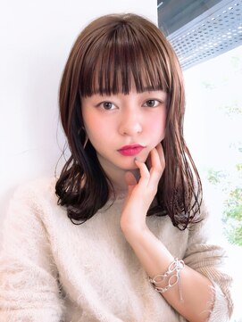 セイドット オモテサンドウ(Say. omotesando) Say.ロングレイヤーヘーゼルグレージュオリーブグレー暗めカラー