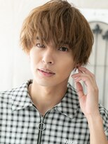 グルーミングサロン バーバー キャッスル 北浦和西口(Grooming salon Barber Castle)&nbsp;カジュアルくせ毛風ハイトーンカラー束感マッシュパーマI北浦和