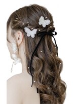 ウィスタリアフィールド アヴェダ(WISTARIA FIELD AVEDA) 【広島】結婚式セット/ハーフアップ/巻き髪