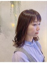 フゥカ 売市店(fuka)&nbsp;動きが出るレイヤースタイル×オレンジベージュカラー