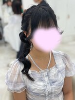 アイトーキョーエス 渋谷(AI TOKYO S)&nbsp;サイドお団子/サイドお団子ポニー/サイドポニー/ニンニンヘア
