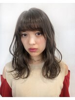 【GARDEN 田中麻由】ゆるっと低温デジタルパーマ×色っぽミディ