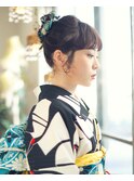 ショート成人式ヘアアレンジ▼LINEID@vey3047y