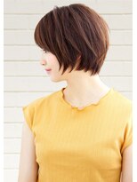 アドラーブル 女池店(adorable) ひし形シルエットが可愛い丸みショート