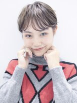 コクーン(Cocoon) 【ACO】アッシュブラウン毛先パーマでマッシュショート