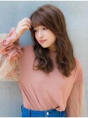 コテ巻き風カール　似合わせカット