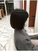 内巻きボブ