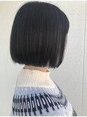 切りっぱなしボブ