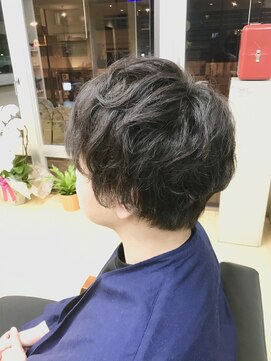 ベンティレオ(venti Leo) ミックスパーマ ツーブロック マッシュウルフ