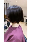 大人美人ショートボブ