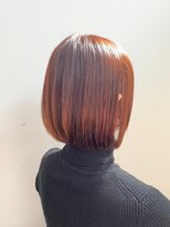 ピカイチ 上通店(pikA icHi) *pikAicHi*ショートボブ×オレンジベージュ