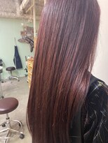 オンスター(ONSTAR)&nbsp;チェリーレッド　暖色カラー　ブリーチなし　髪質改善カラー