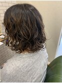 ふんわりパーマ