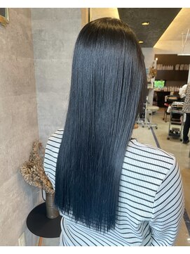 ブレイブ ヘアデザイン(BRaeVE hair design) ネイビーブルーグラデーション