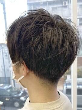 ヘッズ 本八幡店(HEADS) MEN'S HAIR センターパート ツイストスパイラル コンマヘア