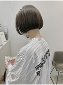 首が長く見える◎コンパクトミニボブ【銀座】