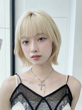 ロンドブルーム 天神大名店(Lond Bloom) シアーカラー/ダークアッシュ/前髪インナー/セミディカール