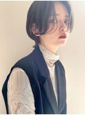 ショートウルフ*ショートカット*前髪なしショート*30代40代50代