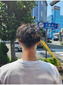 ツイストスパイラルパーマ　メンズ　マッシュ　ツイスパ