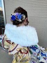 クロリ(Coloris) 成人式ヘアアレンジ+着付け