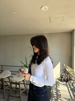 リバレッジ 広尾(Leverage)&nbsp;大人外国人風セミロングレイヤー：Maho Toda