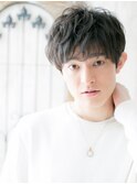 万能ニュアンスパーマで好感度◎スマート耳だしショートf