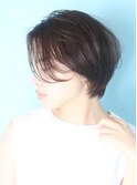 ショート・ボブ/白髪ぼかし/ハイライト/絶壁解消/30代/40代/50代