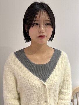 ヨーク(YOKE) 【YOKE】セピアグレージュオリーブグレージュ縮毛矯正薄め前髪