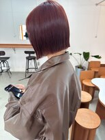 オー(OOO)&nbsp;ダブルカラーで作るワインレッド〇