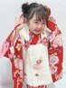 七五三☆着付け＋ヘアセット＋ポイントメイク【3歳被布】
