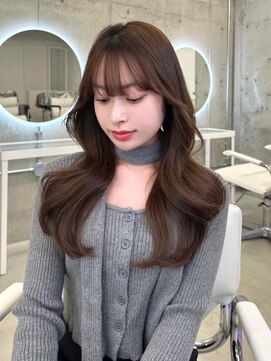 フォンズ(FONS) 上品韓国ヘアミルクティーグレージュ