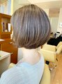 トリッカ 代官山(tricca)&nbsp;ボブのフォルムの良さは白髪ぼかしと相性◎