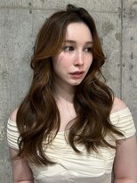 シーシンジュク 新宿南口(Sea shinjuku)&nbsp;オリーブグレー×小顔[ココアベージュ/黒髪/くらげヘアー]