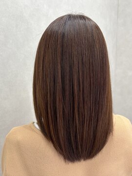 ロウ 札幌(ROW) ビターグレージュ×髪質改善トリートメント/札幌大通個室美容室