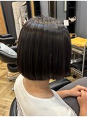 【ボブ×縮毛矯正】くびれヘア/千葉鎌取／林愛華