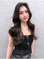 ボタン ハカタ(VOTAN hakata)&nbsp;【福岡美容室/小山田】流し前髪/顔周りレイヤーカット/韓国ヘア