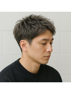 スープレックス ヘアーデザイン(SOUPREX HAIR DESIGN) メンズショート　アッシュブラウン　20代 30代 40代 50代 60代