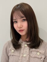 エアー 横浜(AIR)&nbsp;【長谷川】シースルーバングミディアムレイヤー