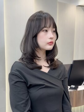 ロンドリゼル 札幌(Lond RiseL) ◯ オリーブグレー/韓国/レイヤーカット/髪質改善/縮毛矯正/札幌