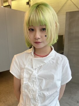 カシェ ホリエ(CACHE HORIE) デザインカラー / ネオンライム / ハイトーン / 小田