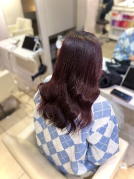 ユーフォリア 新宿店(Euphoria) チェリーレッドカラー/ブリーチなし/暖色カラー