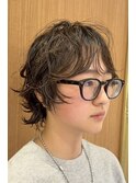 大人ガーリー/レイヤーショート/前髪白髪/20代30代40代50代/大宮