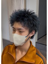 マーレ 宇部店(MARE) スパイキーショート×ブルーブラック