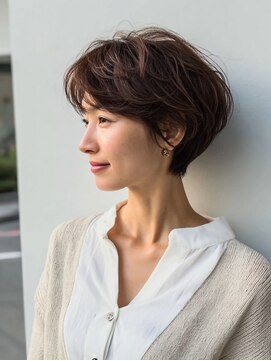 ハート 武蔵新城店(HEART) 着物ヘア/ダークアッシュ/ミディアムレイヤーカット/武蔵新城