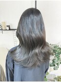 艶感たっぷり＊赤みを消して髪を綺麗に見せるオリーブグレージュ