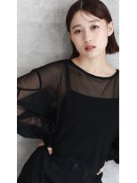ルー(Luu)&nbsp;大人ガーリー/似合わせカット/イメチェン/前髪/水素カラー