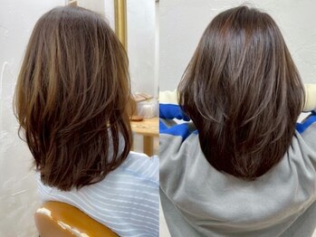 ミッシェル アフロート(michelle afloat)の写真/【超有名店発☆】ダメージ・クセに負けない上質な艶髪&柔らかフォルムを叶える"うるツヤ縮毛矯正"が話題♪